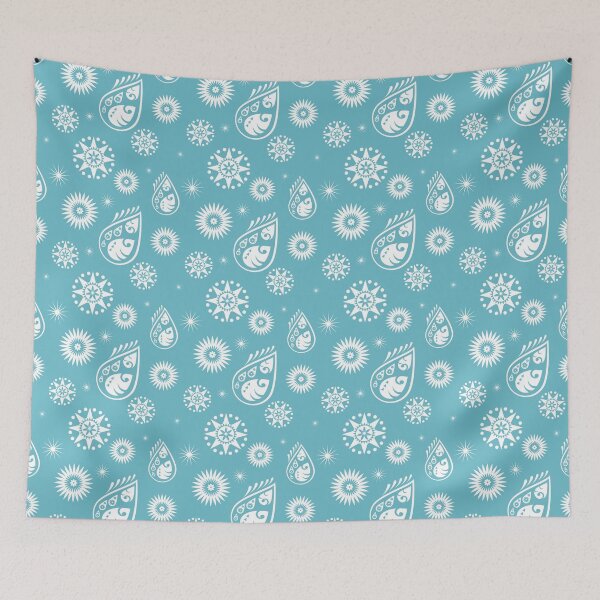 Item preview, Seamless turquoise green modern fabric pattern #65 designed and sold by Kasalongdesign.