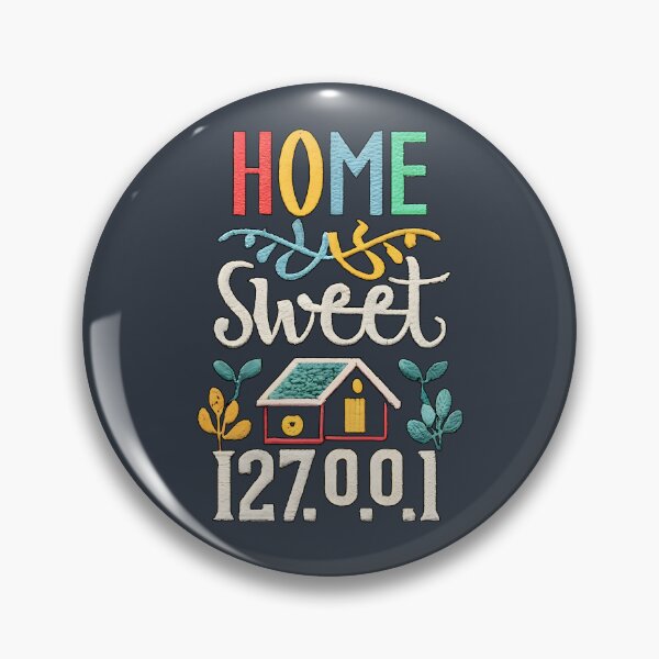 Item preview, Tech-Lover's Home Sweet 127.0.0.1 (Localhost) designed and sold by Sir Meow Meow.