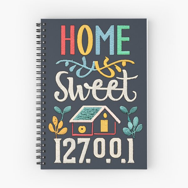 Item preview, Tech-Lover's Home Sweet 127.0.0.1 (Localhost) designed and sold by Sir Meow Meow.