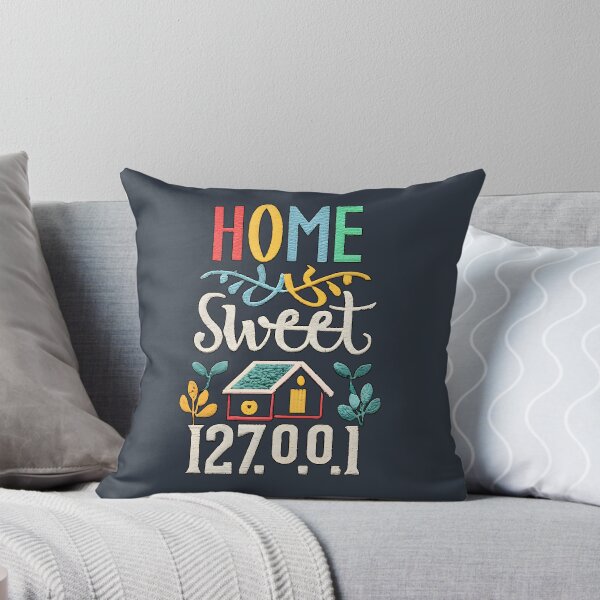 Item preview, Tech-Lover's Home Sweet 127.0.0.1 (Localhost) designed and sold by Sir Meow Meow.