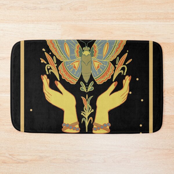 Item preview, Guardian Spirit Witch Gothic Moth Botanical Magic Spell designed and sold by Yellowriversss.