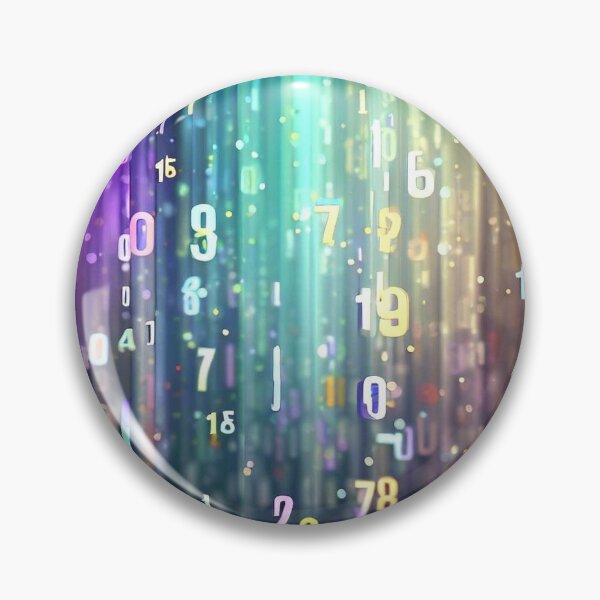 Item preview, Falling numbers on a colorful background designed and sold by JaroDesign2023.