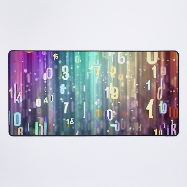 Item preview, Falling numbers on a colorful background designed and sold by JaroDesign2023.