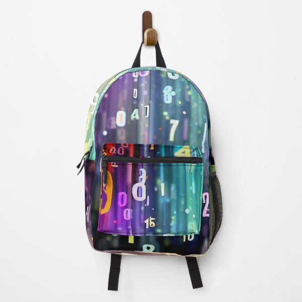 Item preview, Falling numbers on a colorful background designed and sold by JaroDesign2023.