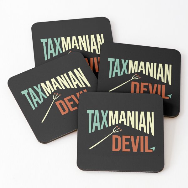 Item preview, Funny Accounting Pun Tax-manian Devil designed and sold by whyitsme.