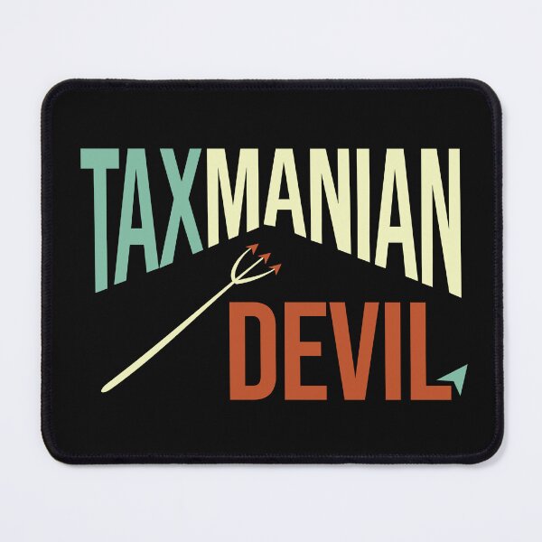 Item preview, Funny Accounting Pun Tax-manian Devil designed and sold by whyitsme.