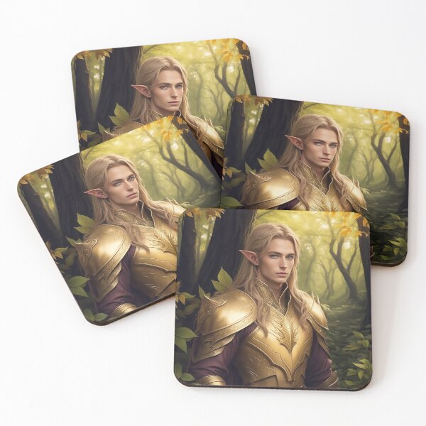 Item preview, Golden Knight of the Enchanted Woods designed and sold by AICreativeArts.