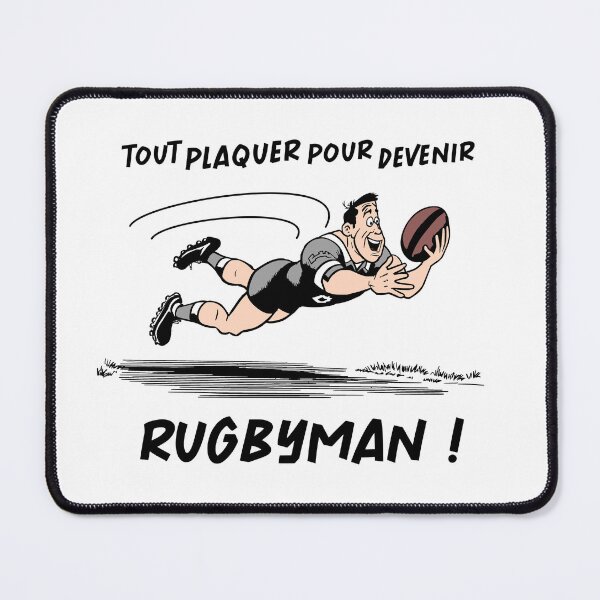 Item preview, LEAVE EVERYTHING TO BECOME A RUGBYMAN! (rugby) designed and sold by francoisville.