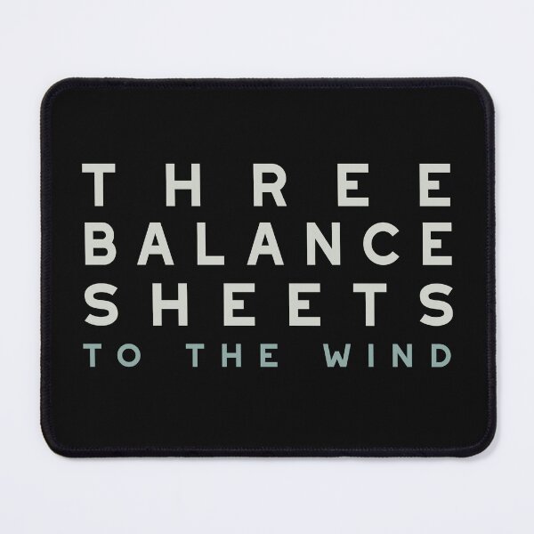Item preview, Funny Accounting Pun Three Balance Sheets to the Wind designed and sold by whyitsme.