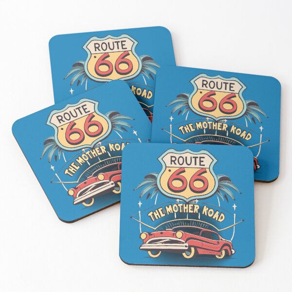 Artikelvorschau, Route 66 Mother Road Cartoon Kitsch entworfen und verkauft von 90snerd.