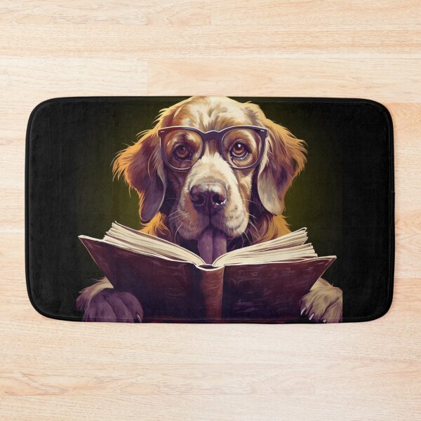 Item preview, Dog Reading designed and sold by Dominika Bednarska.