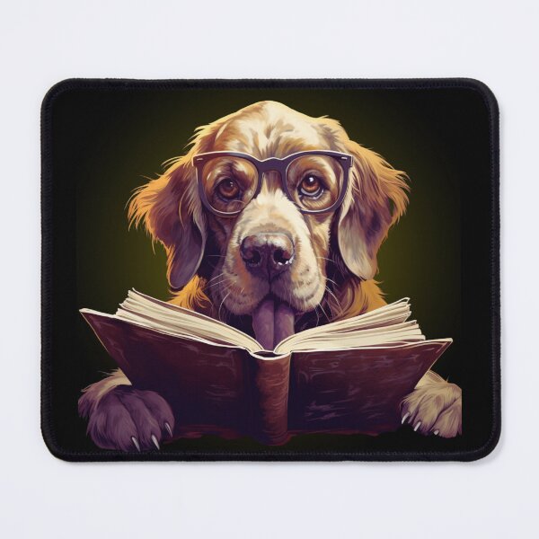 Item preview, Dog Reading designed and sold by Dominika Bednarska.