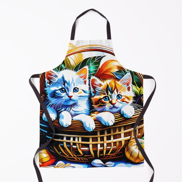 Item preview, Cats In A Basket designed and sold by ArtsyWishesShop.