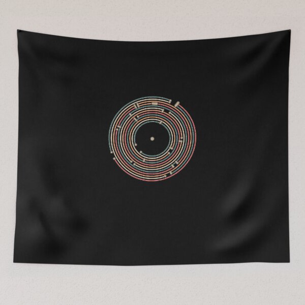 Item preview, Vinyl Music Metro Record Map Labyrinth designed and sold by DanicaLund.