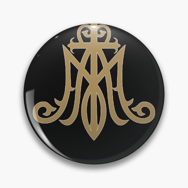 Item preview, Virgin Mary Monogram Hail Mary designed and sold by AleinaHarr.
