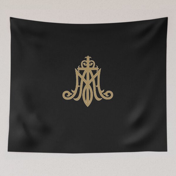 Item preview, Virgin Mary Monogram Hail Mary designed and sold by AleinaHarr.