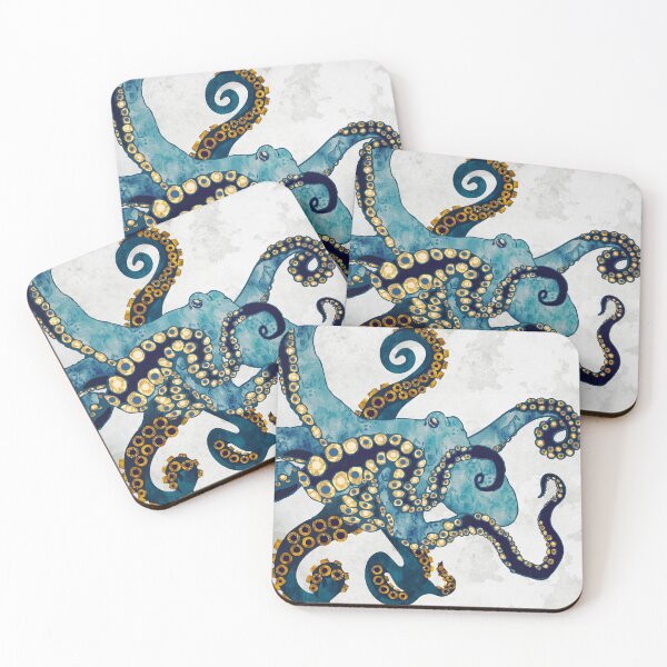 Item preview, Metallic Octopus VI designed and sold by spacefrogdesign.