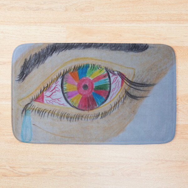 Item preview, Rainbow Inside Tearful Eye color Art designed and sold by MubaraksArt.