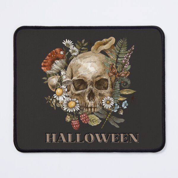 Item preview, Eerie Elegance: Halloween Skull designed and sold by StickerStudio27.