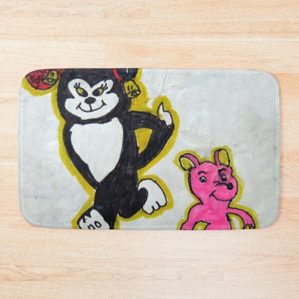 Item preview, Ding dong Bubble gum Cat cartoon color Art  designed and sold by MubaraksArt.