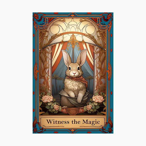 Item preview, Mucha Bunny - Witness the Magic designed and sold by MyBunnyverse.
