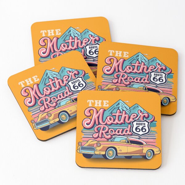 Artikelvorschau, Route 66 Mother Road Cartoon Mountain entworfen und verkauft von 90snerd.