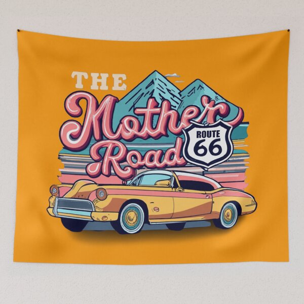 Artikelvorschau, Route 66 Mother Road Cartoon Mountain entworfen und verkauft von 90snerd.