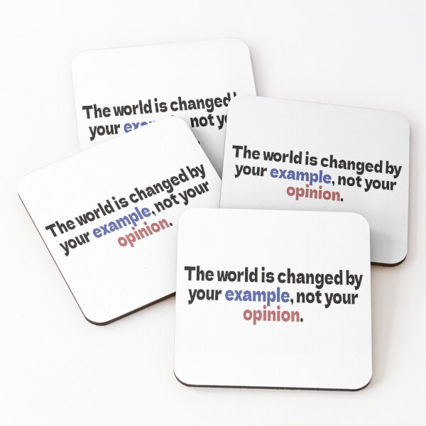 Item preview, Change by Example, Not Opinion designed and sold by crgmakes.