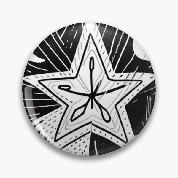 Item preview, Boho Celestial Landscape in Black and White designed and sold by HanaiPrint.
