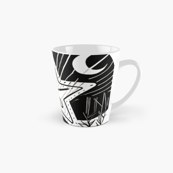 Item preview, Boho Celestial Landscape in Black and White designed and sold by HanaiPrint.