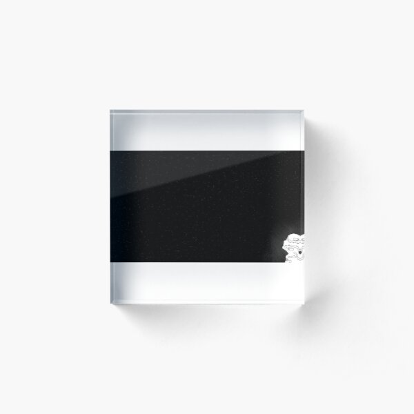 Spaced Out Acrylic Block