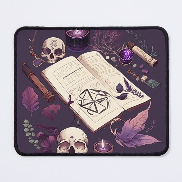 Item preview, Purple Witchy Flatlay  designed and sold by Cozy Nerdy Things.