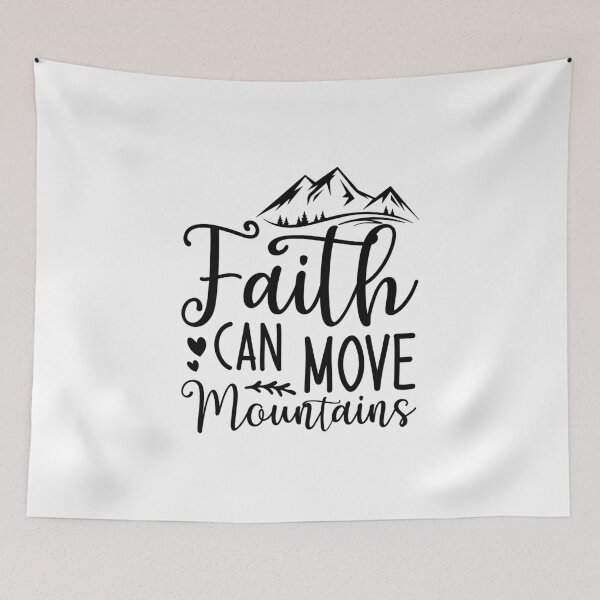 Item preview, Faith can move mountains designed and sold by iD3signs.