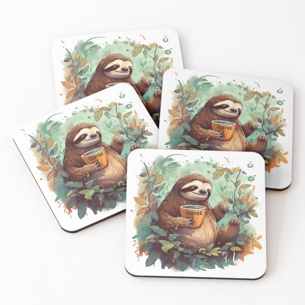 Item preview, Sloth Coffee designed and sold by mbcreativellc.