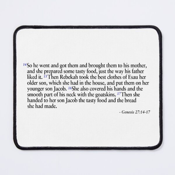 Item preview, Genesis 27:14-17 -  Rebekah took the best clothes of Esau her older son designed and sold by HeavenPrints.