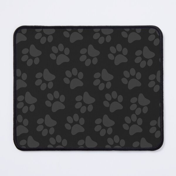 Item preview, dog footprints black designed and sold by ZiphGames.
