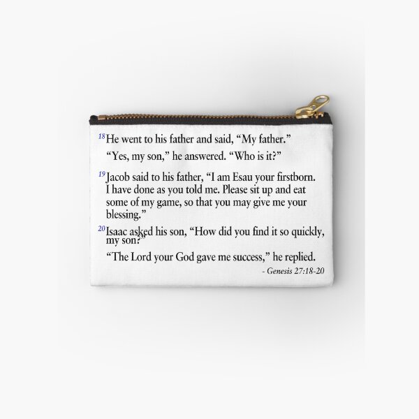 Item preview, Genesis 27:18-20 -  Jacob said to his father, “I am Esau your firstborn. designed and sold by HeavenPrints.