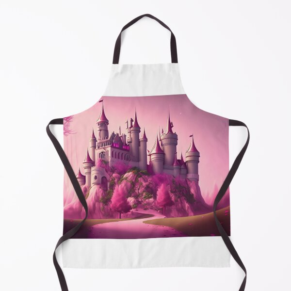 Item preview, A beautiful enchanted pink castle in a mysterious forest designed and sold by FCEalin.
