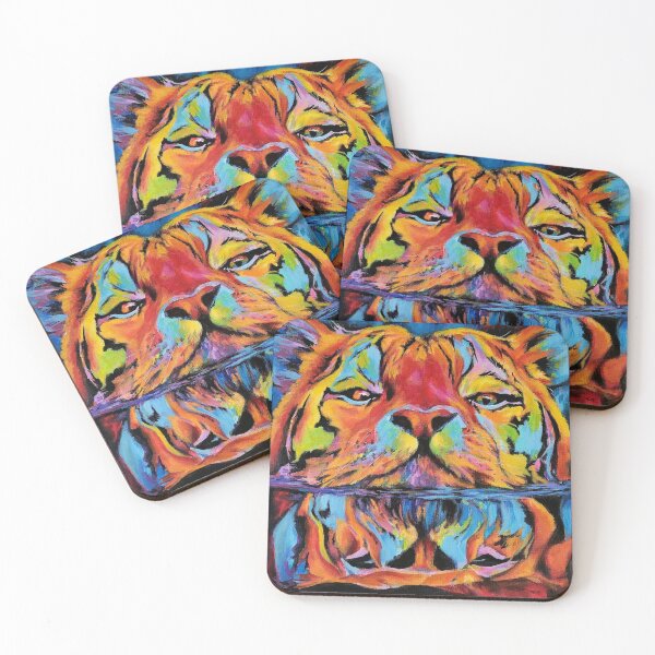 Item preview, Prismatic Majesty: Tiger's Aquatic Reverie designed and sold by EclecticTammy.