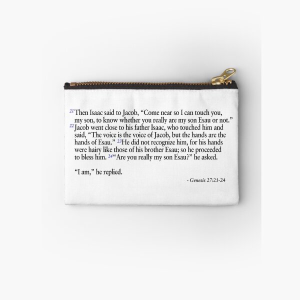 Item preview, Genesis 27:21-24 -  Isaac said to Jacob designed and sold by HeavenPrints.