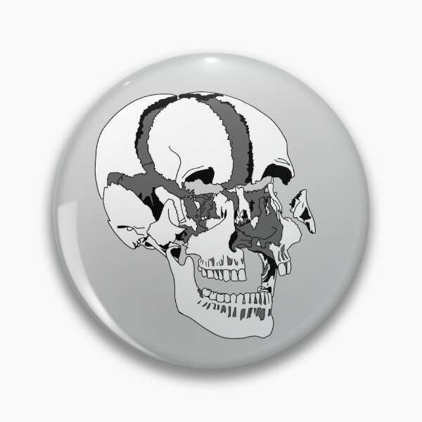 Item preview, Exploded skull- 4 designed and sold by liminal-crypted.