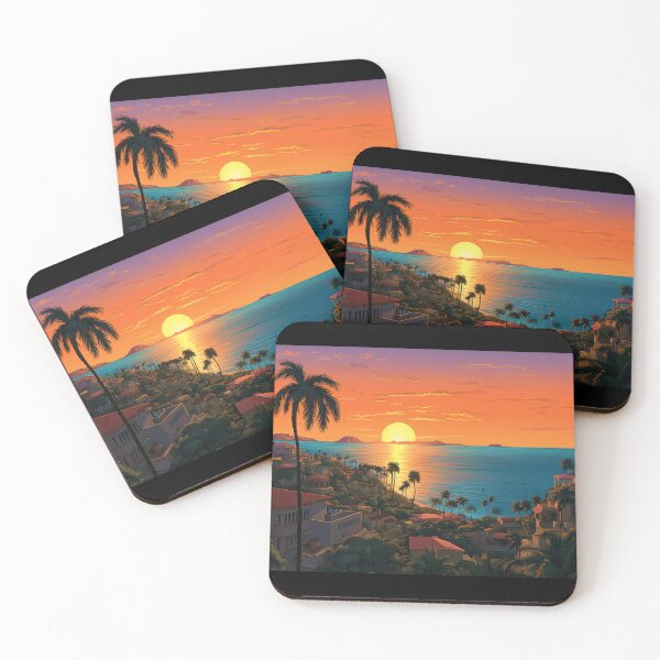 Item preview, A Slice of Paradise: Aruba's Coastal Sunset designed and sold by Christfield.