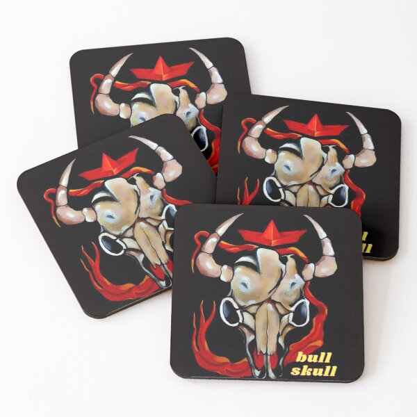 Item preview, bull skull designed and sold by LMartist-Greece.