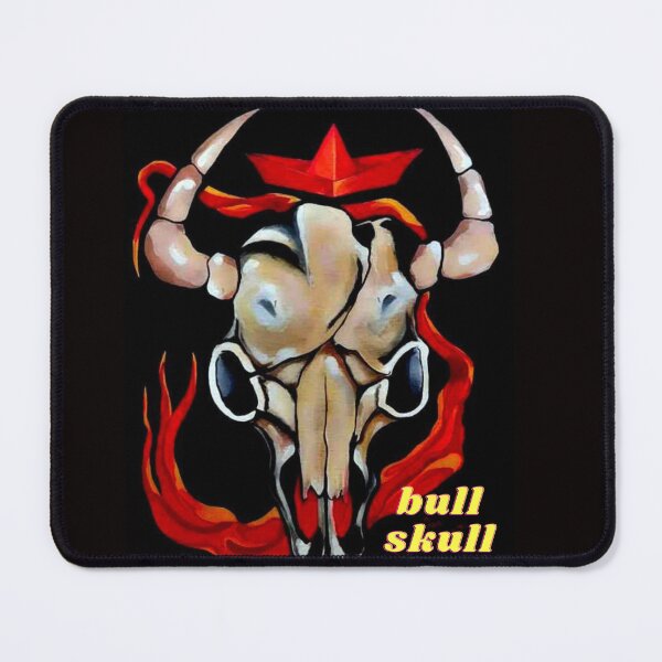 Item preview, bull skull designed and sold by LMartist-Greece.