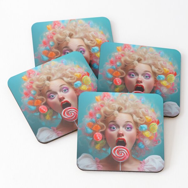 Item preview, Lollypop girl the '60s, Paint effect, AI designed and sold by silent-violin.