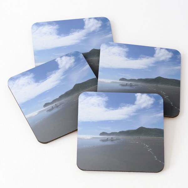 Item preview, Morning on Piha Beach designed and sold by SACRED NATURE DESIGNS.
