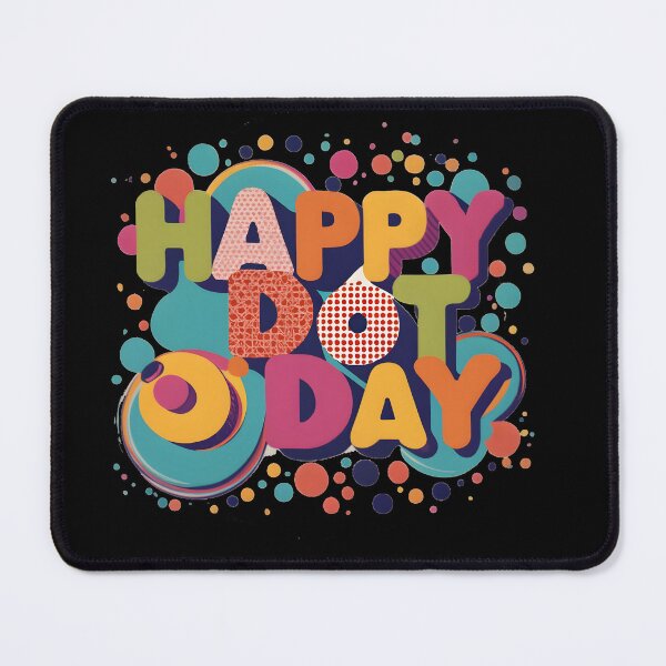Item preview, Colorful heart made of dots International Dot Day designed and sold by GalaxyGraffiti.