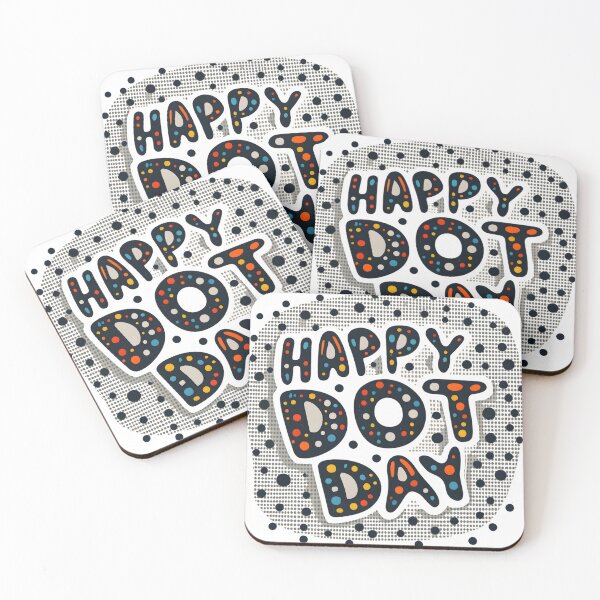 Item preview, Copy of Copy of Colorful heart made of dots International Dot Day designed and sold by GalaxyGraffiti.
