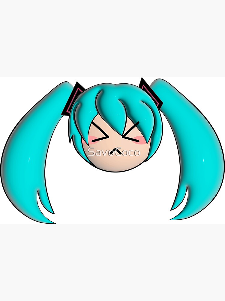 miku figure Magnet for Sale by dontkillspiders