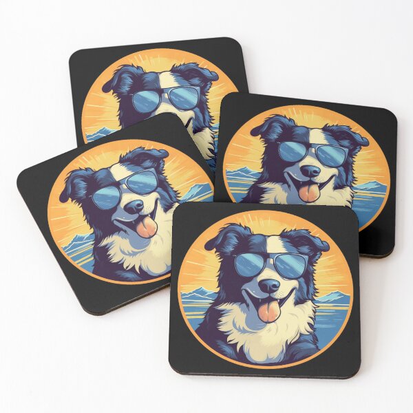 Item preview, Border Collie Summer designed and sold by OtterComforts.